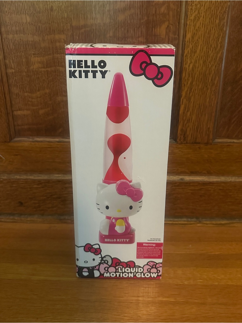 Discontinued Hello Kitty Liquid Motion Glow Lava Lamp Sanrio 2018
